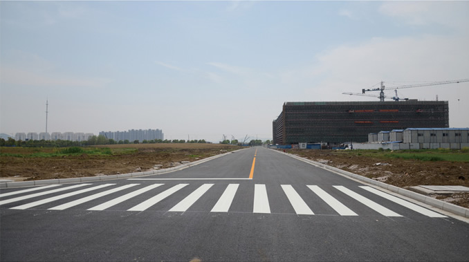 苏州高新区峨眉山西侧三条道路